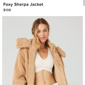 Alo camel jacket xs-new